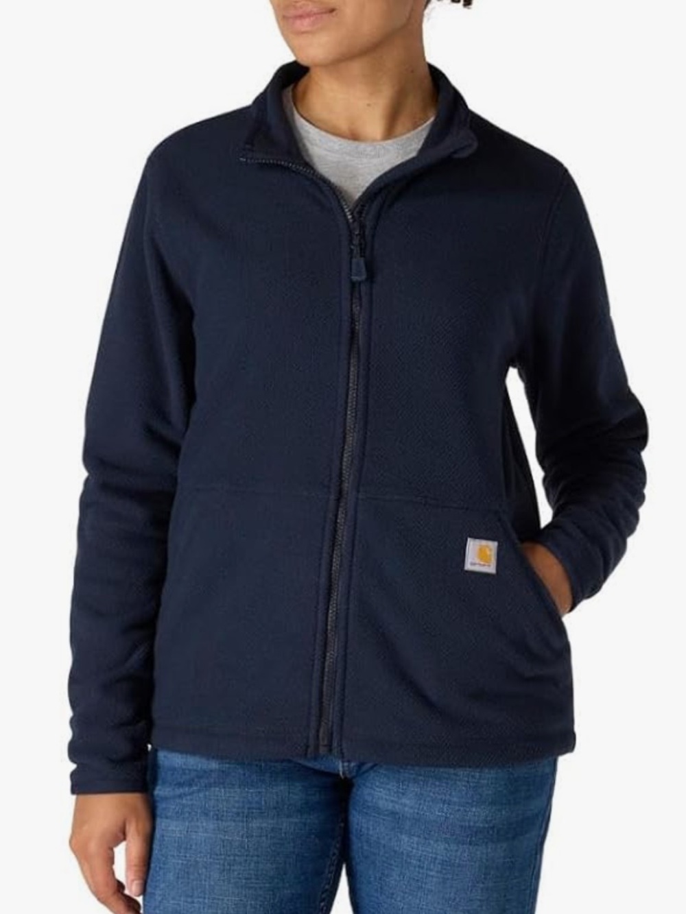 NWT Carhartt Edmonton Navy Fleece Jacket